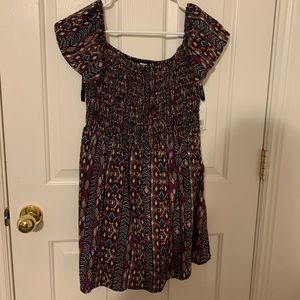 Love Fire off the shoulder dress!